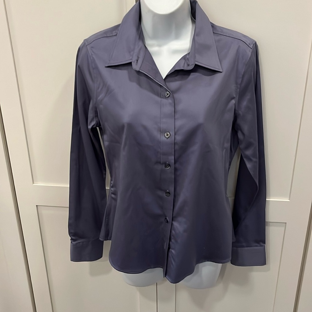 NWT Banana Republic Non Iron Fitted Blouse 10P